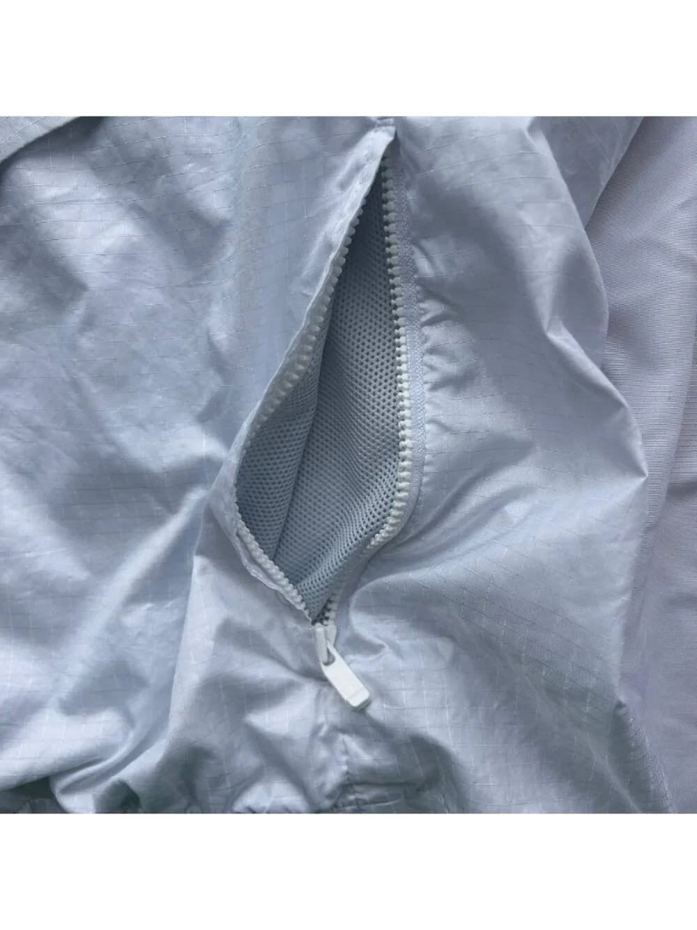 Vintage Nike Windrunner Track Jacket Full Zip Platinum White Colorblock Sz XL